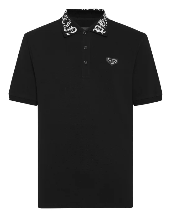 Pique Polo Shirt SS Gothic Plein