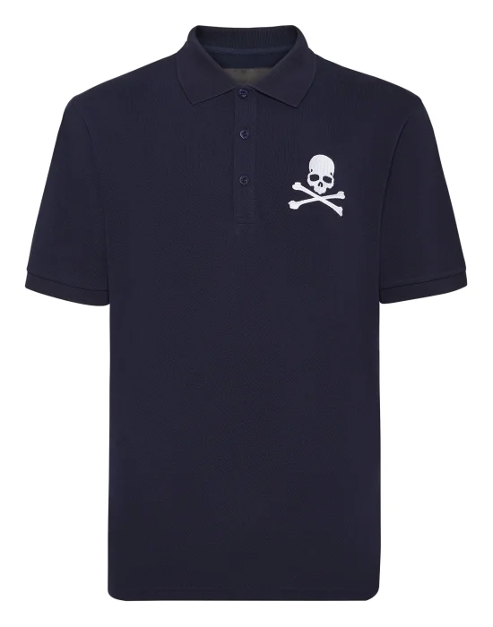 Pique Polo Shirt SS Skull&Bones