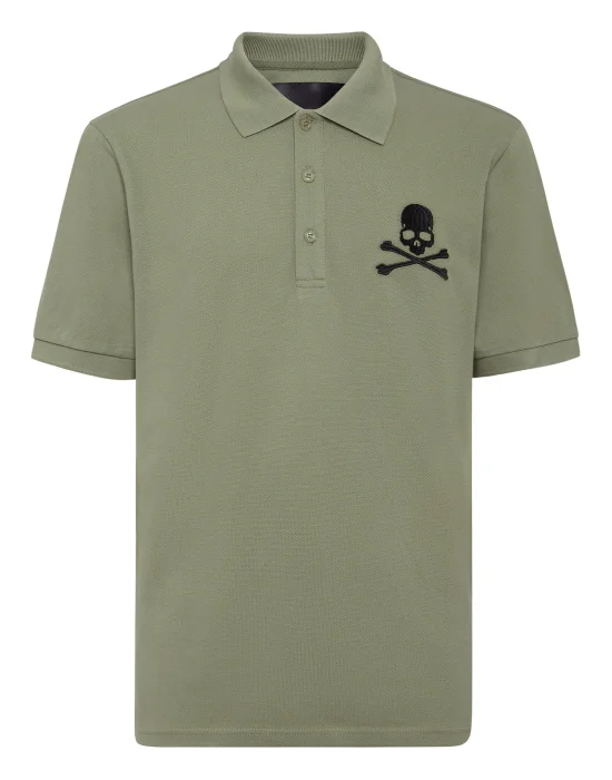 Pique Polo Shirt SS Skull&Bones