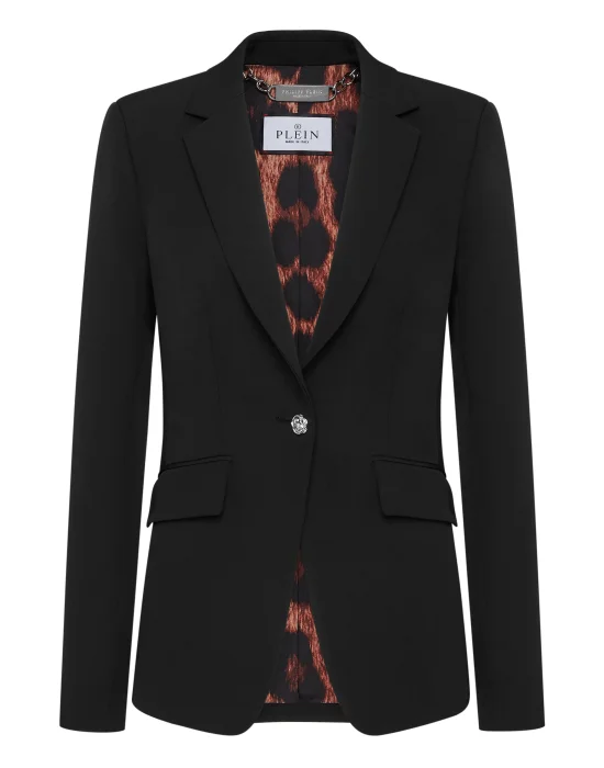 Fitted Cady Blazer LS Crystal Skull