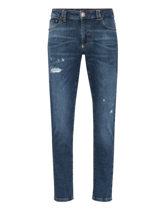 Destroyed Slim Fit Jeans