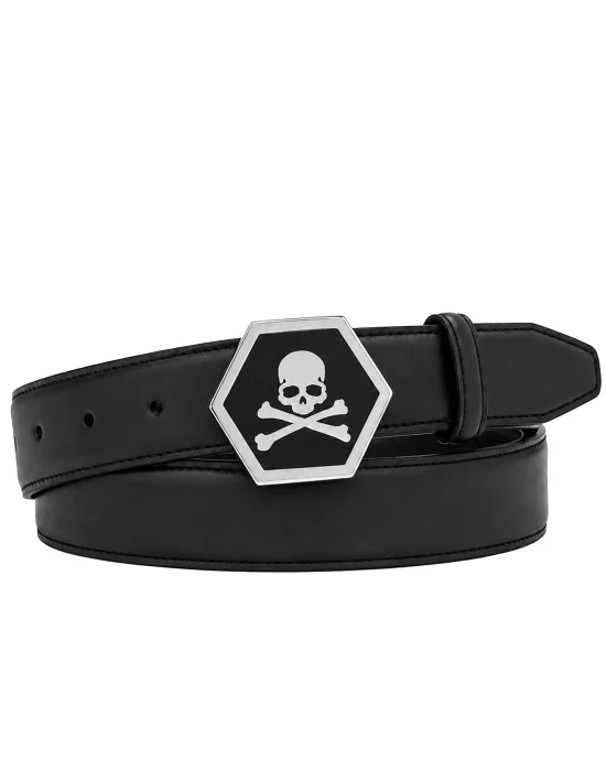 Leather Belt Skull