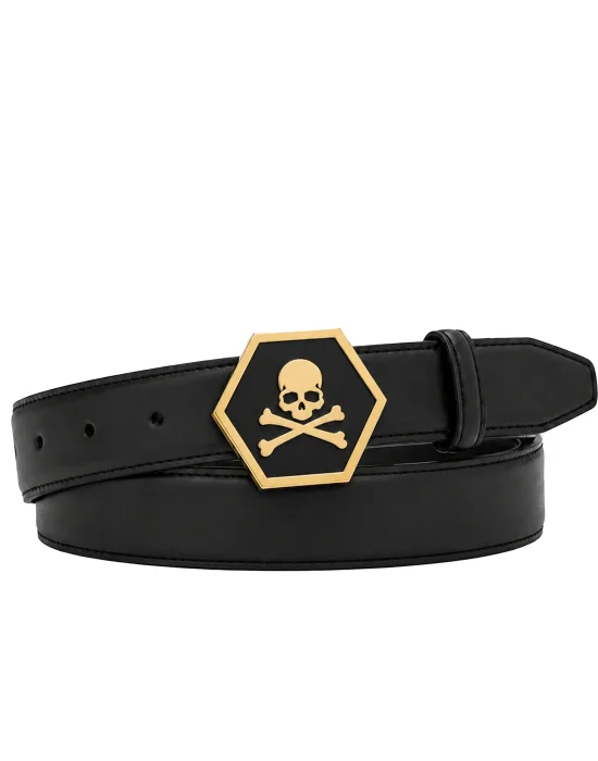 Leather Belt Skull