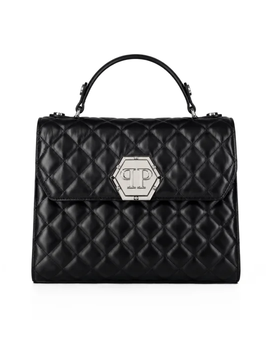 Nappa Small Handle Bag Superheroine Matelasse