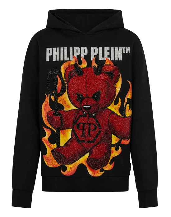 Hoodie Teddy Flames