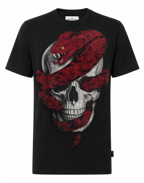 Jersey T-Shirt Skull Snake