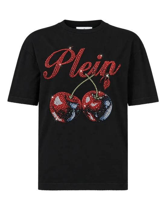 Cherries Strass Man Fit Roundneck T-Shirt SS