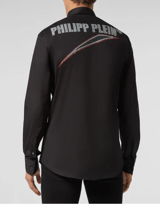 Shirt Platinum Cut LS Space Plein