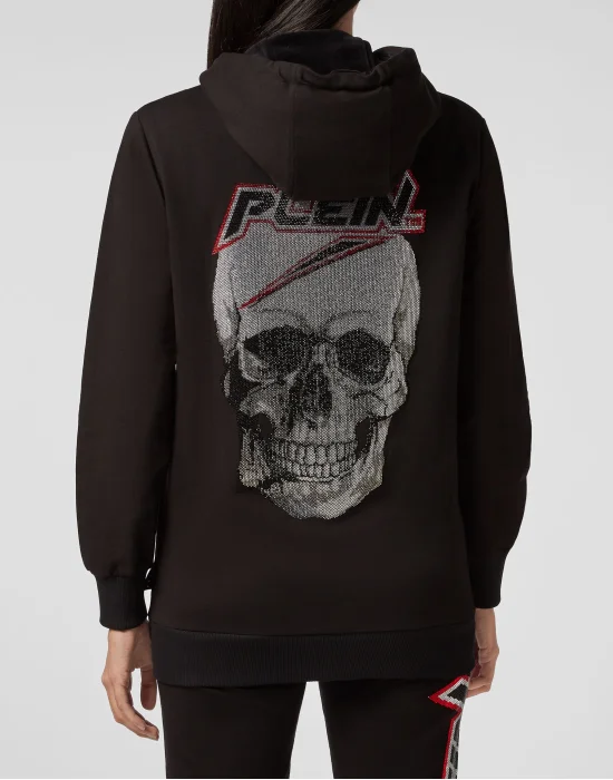 Hoodie Sweatjacket Space Plein