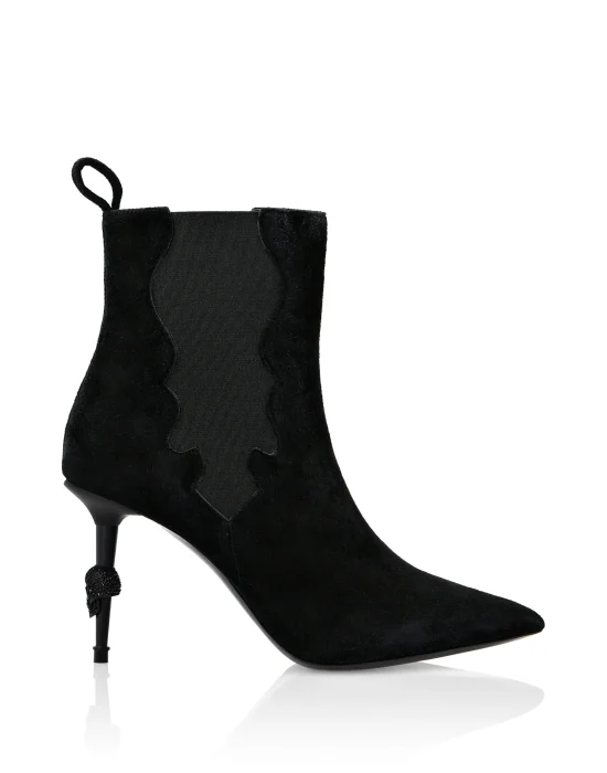 Boots Mid Heels Mid Skull