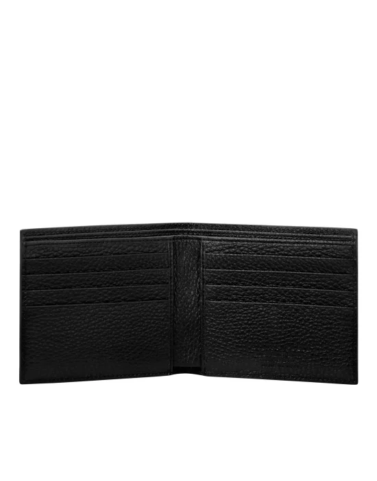 Leather French wallet Monogram
