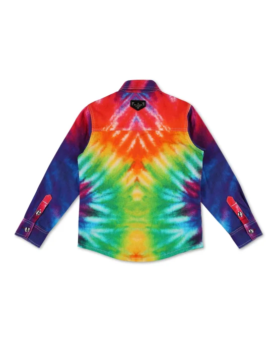 Denim Shirt Ls Tie dye