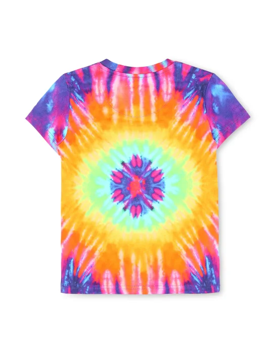 T-shirt Crop Round Neck SS Tie dye