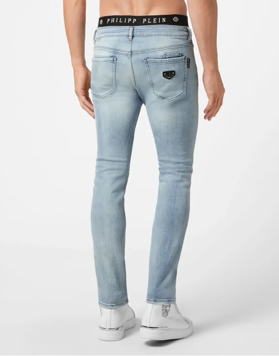 Denim Skinny Trousers fit Iconic Plein