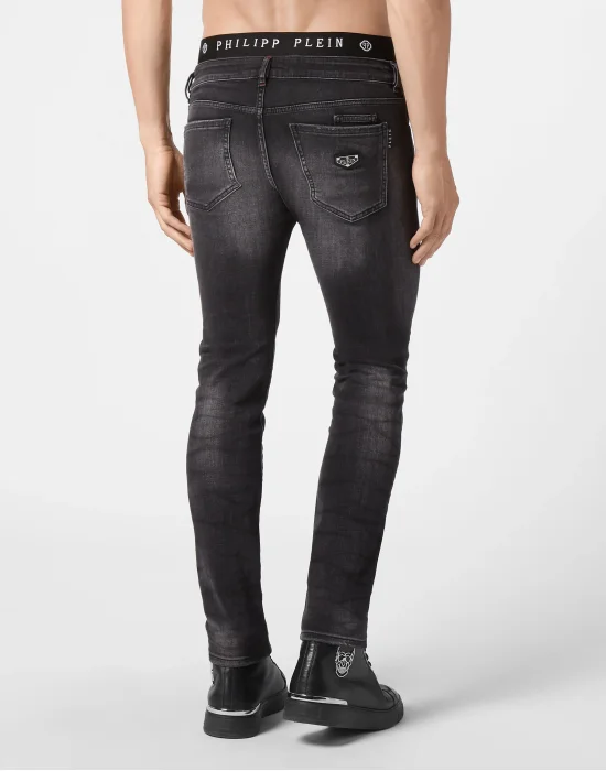 Denim Skinny Trousers fit Iconic Plein