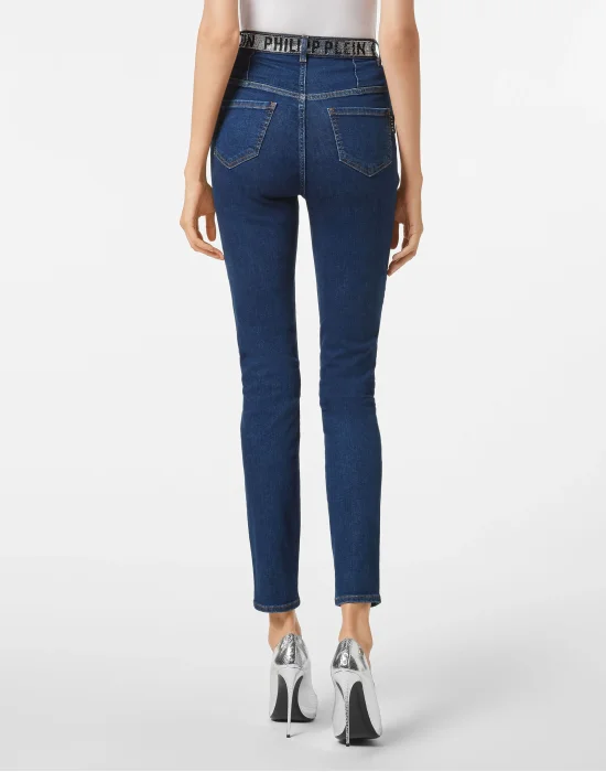 Denim Super High Waist Jegging Philipp Plein TM