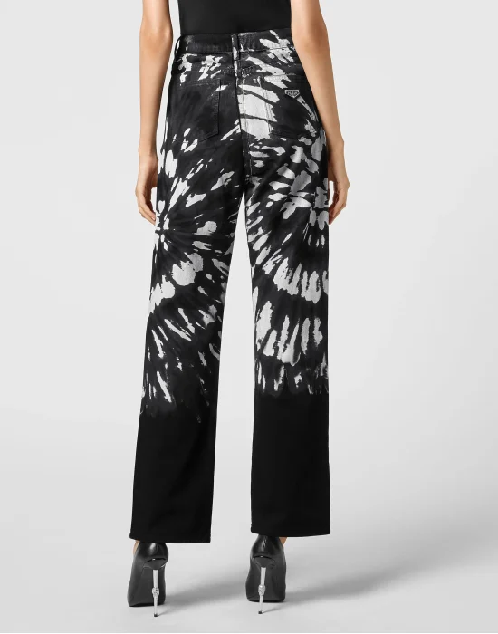 Denim Super Loose Fit Tie dye
