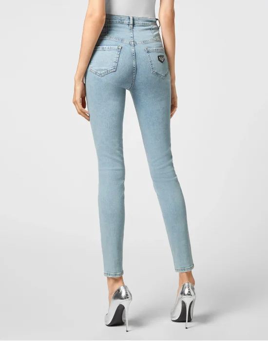 Denim Super High Waist Jegging Iconic Plein