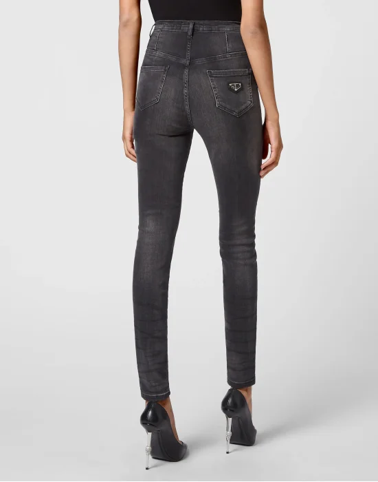 Denim Super High Waist Jegging Iconic Plein