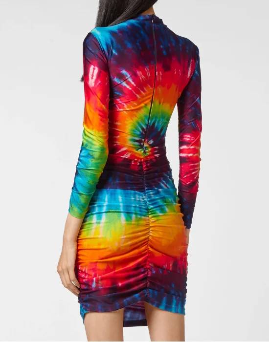 Short Dress Tie dye