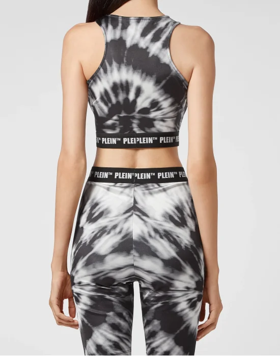 Tank Crop top Tie dye
