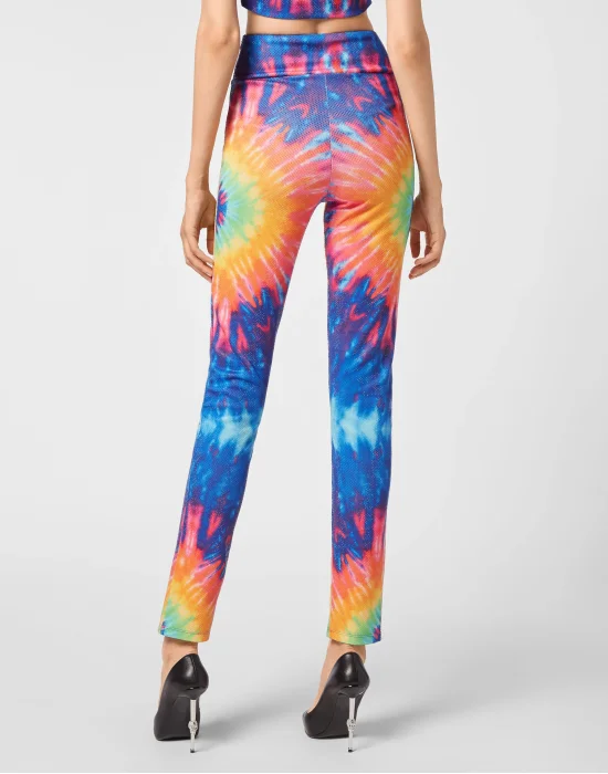 Super High Waist Leggings Stones Tie dye