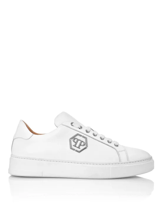 Leather Lo-Top Sneakers The Plein Original TM