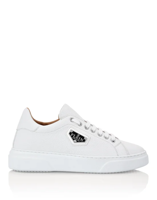 Leather Lo-Top Sneakers Iconic Plein