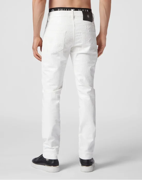 Denim Trousers Super Straight Cut Fit