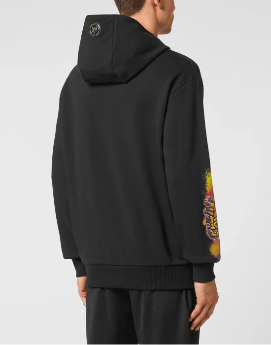 Hoodie sweatshirt Graffiti Tiger