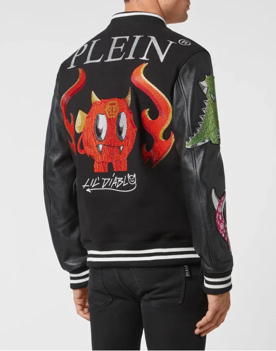 Varsity Bomber Monsters with Crystals