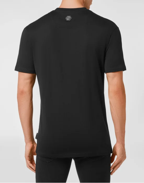 T-shirt V-Neck SS Graffiti with Crystals