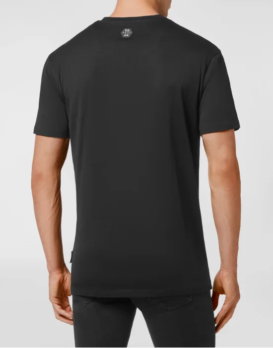 T-shirt V-Neck SS Graffiti with Crystals
