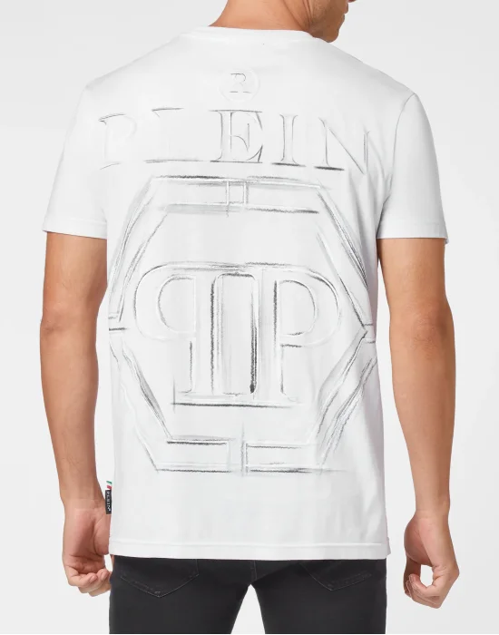 T-shirt Round Neck Hexagon