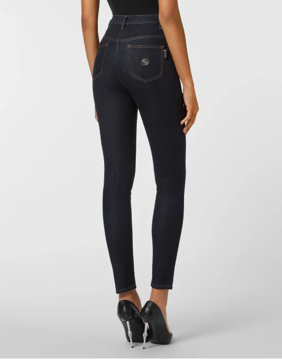 Denim Super High Waist Jegging Hexagon