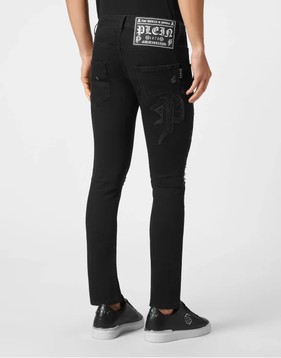 Denim Trousers Skinny Fit Skull&Bones