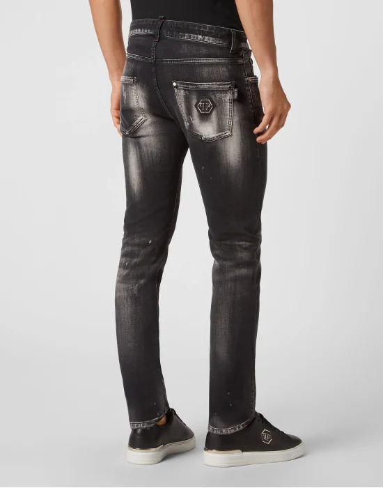 Denim Trousers Super Straight Cut Fit