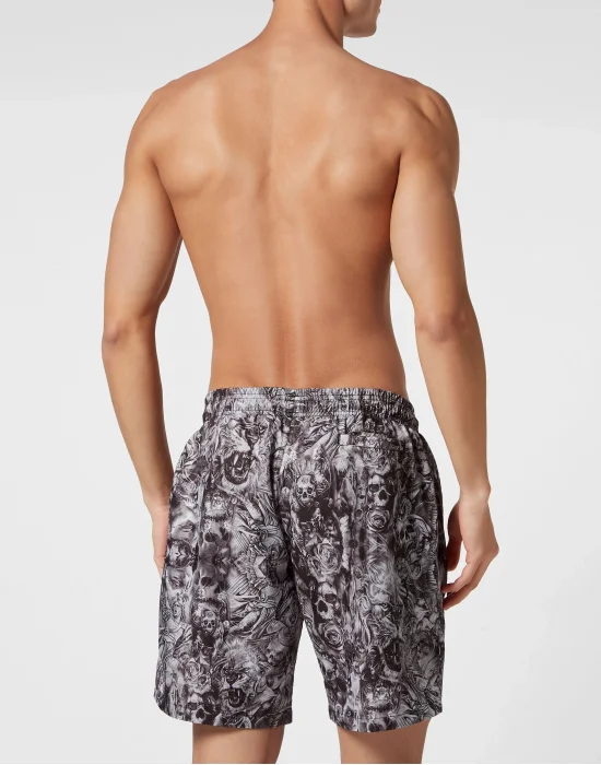Long Swim-Trunks Tattoo