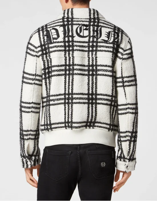 Alpaca Wool Bomber Gothic Plein