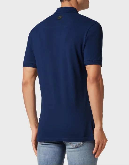 Slim Fit Polo Shirt Chrome