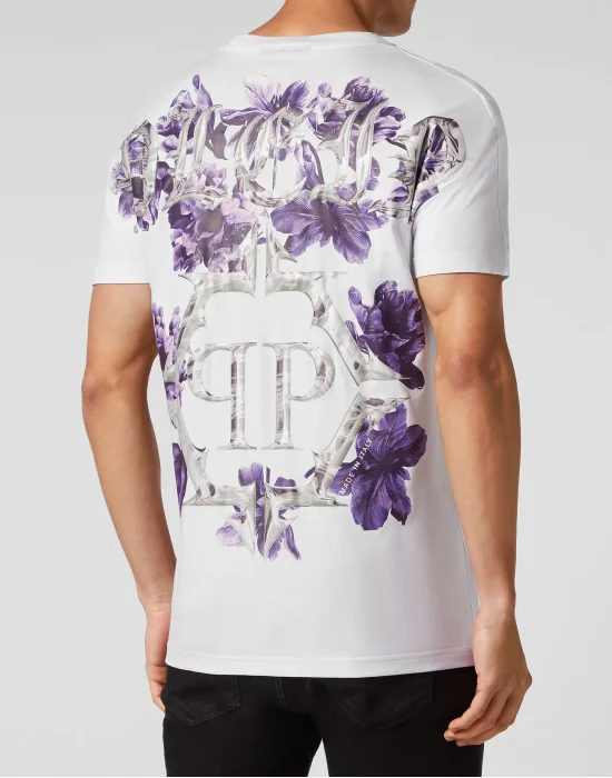 T-shirt Round Neck SS Flowers