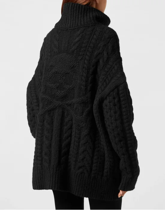 Wool Turtleneck Sweater Skull&Bones