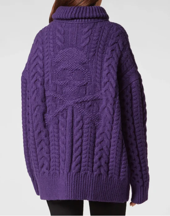 Wool Turtleneck Sweater Skull&Bones