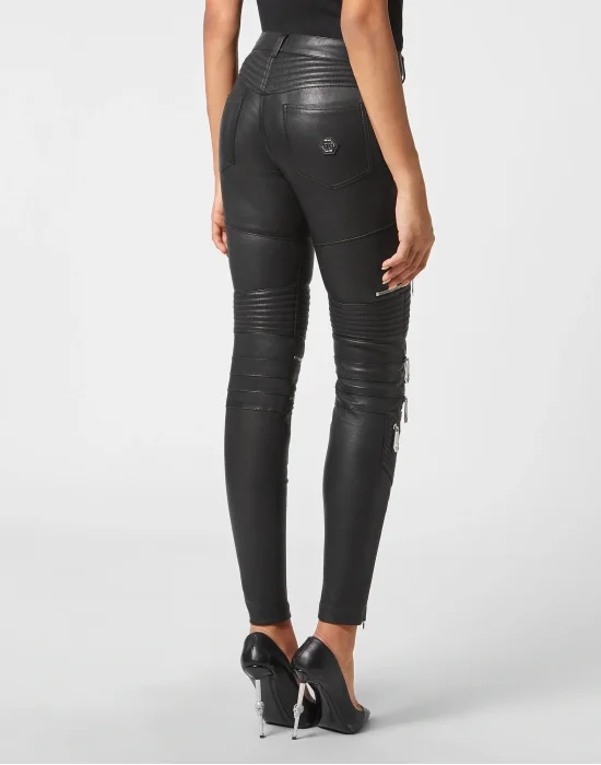 Leather Trousers Long