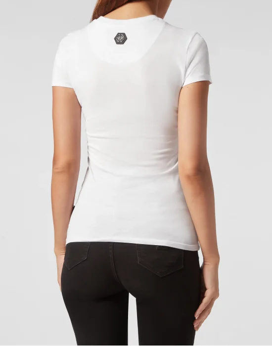 T-shirt Round Neck Sexy Pure Fit Skull