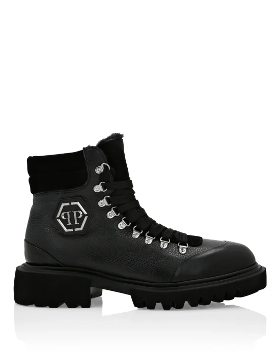 Leather Boots with Wool & Rubber Inserts
