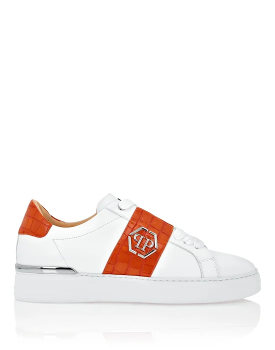 Leather Lo-Top Sneakers