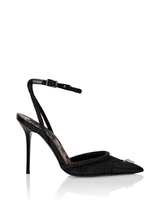 Glitter Decollete Hi-Heels