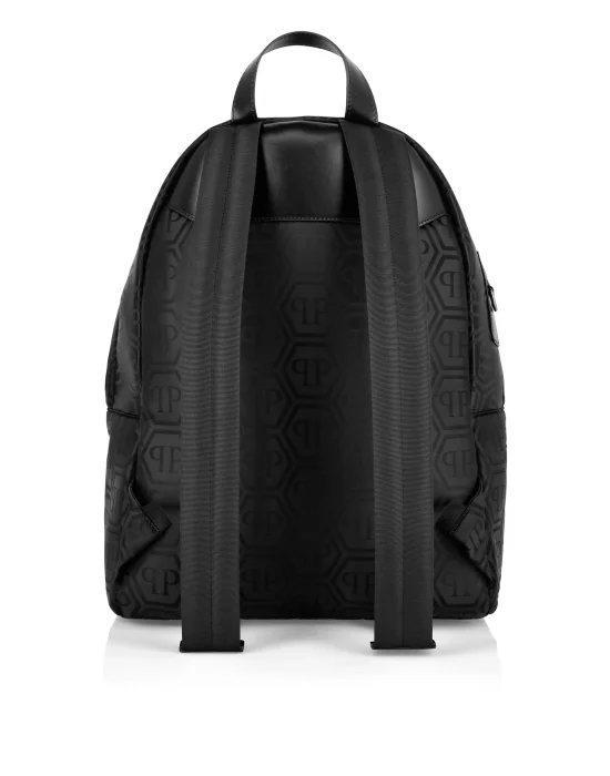 Nylon Jacquard Backpack Monogram