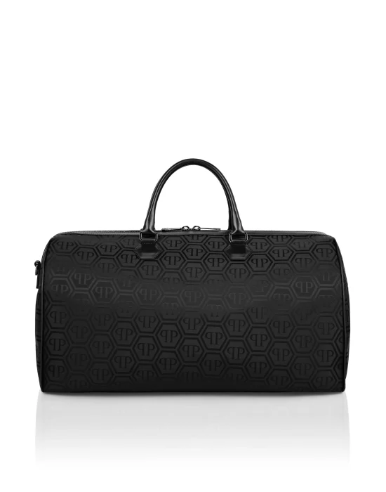 Nylon Jacquard Large Handle Bag Monogram